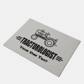 ユーモアのあるカスタマイズItトラクタ ドアマット (アングル)