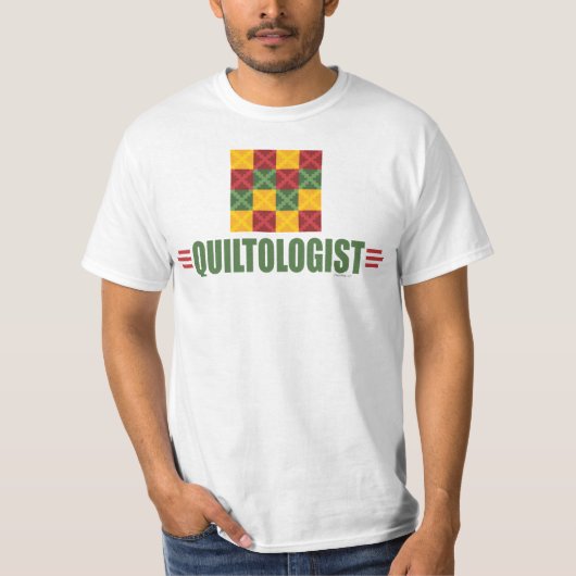 ユーモアのあるキルティング Tシャツ (正面)