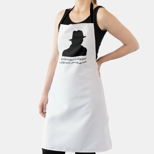 ユーモアのあるクラシック映画ラバーキッチン エプロン (インサイチュ)