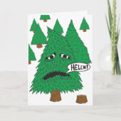 ユーモアのあるクリスマスカード シーズンカード (正面)