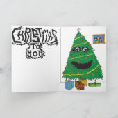 ユーモアのあるクリスマスカード シーズンカード (内部)