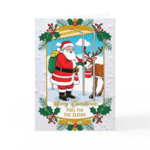 ユーモアのあるクリスマスカード