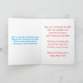 ユーモアのあるクリスマスカード シーズンカード (内部)