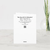 ユーモアのあるスパ日と食洗機 カード (裏面)