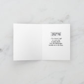 ユーモアのあるスパ日と食洗機 カード (内部)