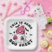 ユーモアのあるハロウィン「これは何かのブーシートだ」パーティー ペーパープレート (パーティー)