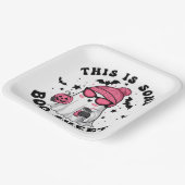 ユーモアのあるハロウィン「これは何かのブーシートだ」パーティー ペーパープレート (傾斜あり)