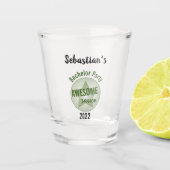 ユーモアのあるバチュラーパーティカスタムソース ショットグラス (正面)