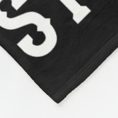 ユーモアのあるフェンシングのデザインで、新しい友達を作って刺す フリースブランケット (角)