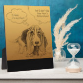 ユーモアのあるベト中国のナム犬の年額プラーク フォトプラーク (側面)