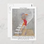 ユーモアのあるポストカード(オリジナルアート付) ポストカード (正面/裏面)