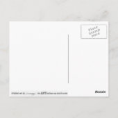 ユーモアのあるポストカード(オリジナルアート付) ポストカード (裏面)