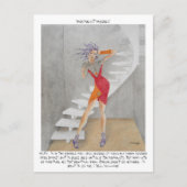 ユーモアのあるポストカード(オリジナルアート付) ポストカード (正面)