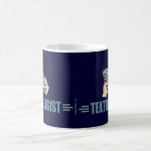 ユーモアのあるメールや文字を打つ コーヒーマグカップ (中央)