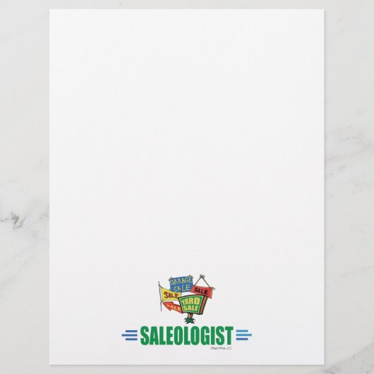 ユーモアのあるヤードセール チラシ (正面)