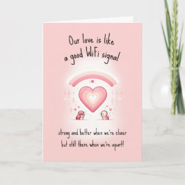 ユーモアのあるラブストーリー | 遠いバレンタインデー シーズンカード