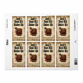 ユーモアのあるロードキルホームビールのラベル ラベル (フルシート)