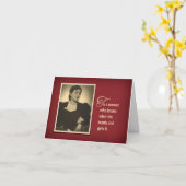 ユーモアのあるヴィンテージ1930の誕生日ギフトカードホルダー カード (黄色い花)