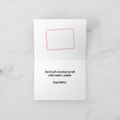 ユーモアのあるヴィンテージ1930の誕生日ギフトカードホルダー カード (内部)