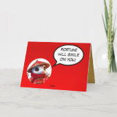 ユーモアのある中国のCute Snake Year写真を追加 シーズンカード (裏面)