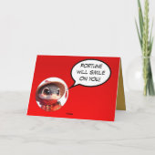 ユーモアのある中国のCute Snake Year写真を追加 シーズンカード (裏面)