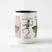 ユーモアのある乳おもしろい症パーソナライズされた マグカップ (中央)