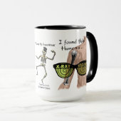 ユーモアのある乳おもしろい症パーソナライズされた マグカップ (正面右)