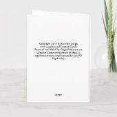 ユーモアのある健康なカードを得て下さい カード (裏面)