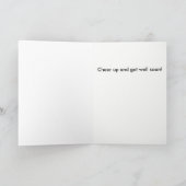 ユーモアのある健康なカードを得て下さい カード (内部)