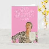 ユーモアのある健康に関するヒントカード。 カード (黄色い花)