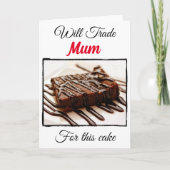 ユーモアのある商品と交換可能：母 カード (正面)