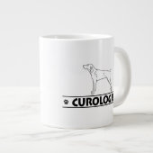 ユーモアのある山 ジャンボコーヒーマグカップ (正面右)