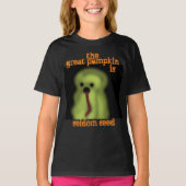 ユーモアのある幽霊マーヴィン素晴らしカボチャめったに種 Tシャツ (正面)