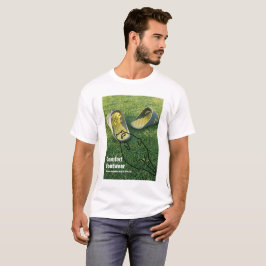 ユーモアのある広告ポスター Tシャツ