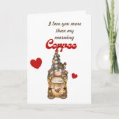 ユーモアのある引用文コーヒー格言おもしろいバレンティンデー カード (正面)