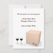 ユーモアのある引越しのお知らせ 案内状 (正面)