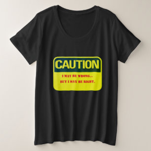 ユーモアのある心地よいゾーンPlusサイズTシャツ プラスサイズTシャツ