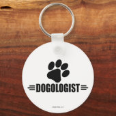 ユーモアのある犬のオーナー キーホルダー (正面)