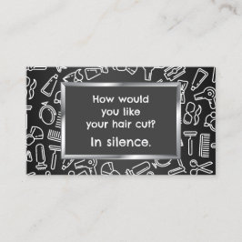 💇ユーモアのある理容師 名刺