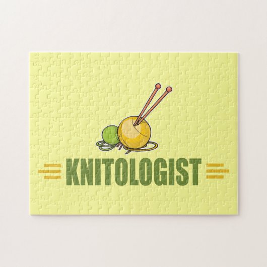 ユーモアのある編み物 ジグソーパズル (横)