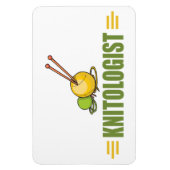 ユーモアのある編み物 マグネット (縦)