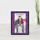 ユーモアのある考え冬/夏グリーティングカードについて カード (正面)