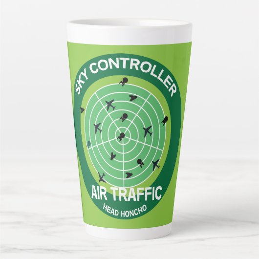 ユーモアのある航空管制官ギフト 空港 マグカップ (正面)