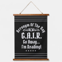 ユーモアのある読頭字語ホワイト文字