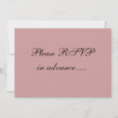 ユーモアのある返信招待状 招待状 (正面)