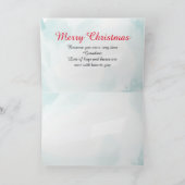 ユーモアのある醜いクリスマスのパターン カード (内部)