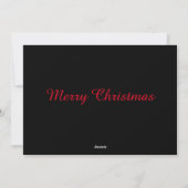 ユーモアのある醜いクリスマスのパターン シーズンカード (裏面)