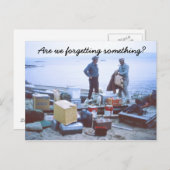 ユーモアのある釣りポストカード ポストカード (正面/裏面)