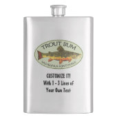 ユーモアのある魚釣り フラスク (正面)