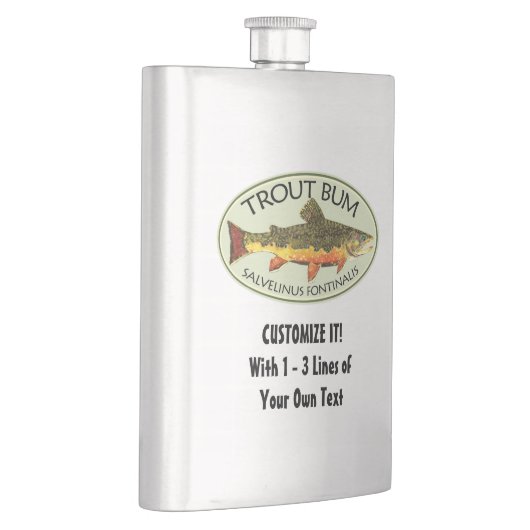 ユーモアのある魚釣り フラスク (右)